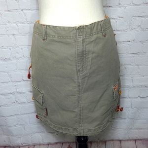 American Eagle Outfitters Khaki Cargo Skirt